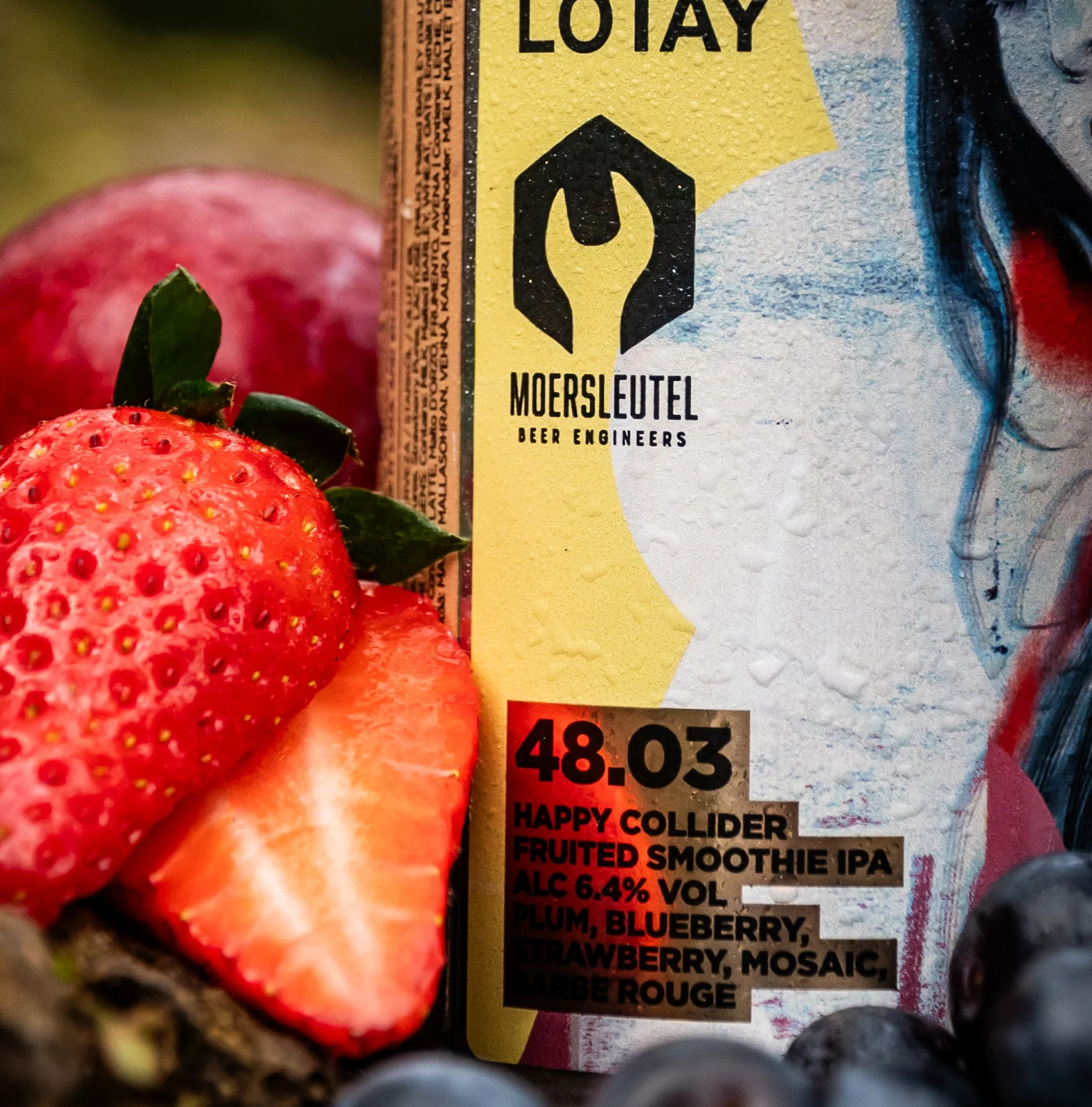 4 PACK // HAPPY COLLIDER // TULA LOTAY // MOERSLEUTEL // FRUITED SMOOTHIE IPA // 6.4% - Image 3