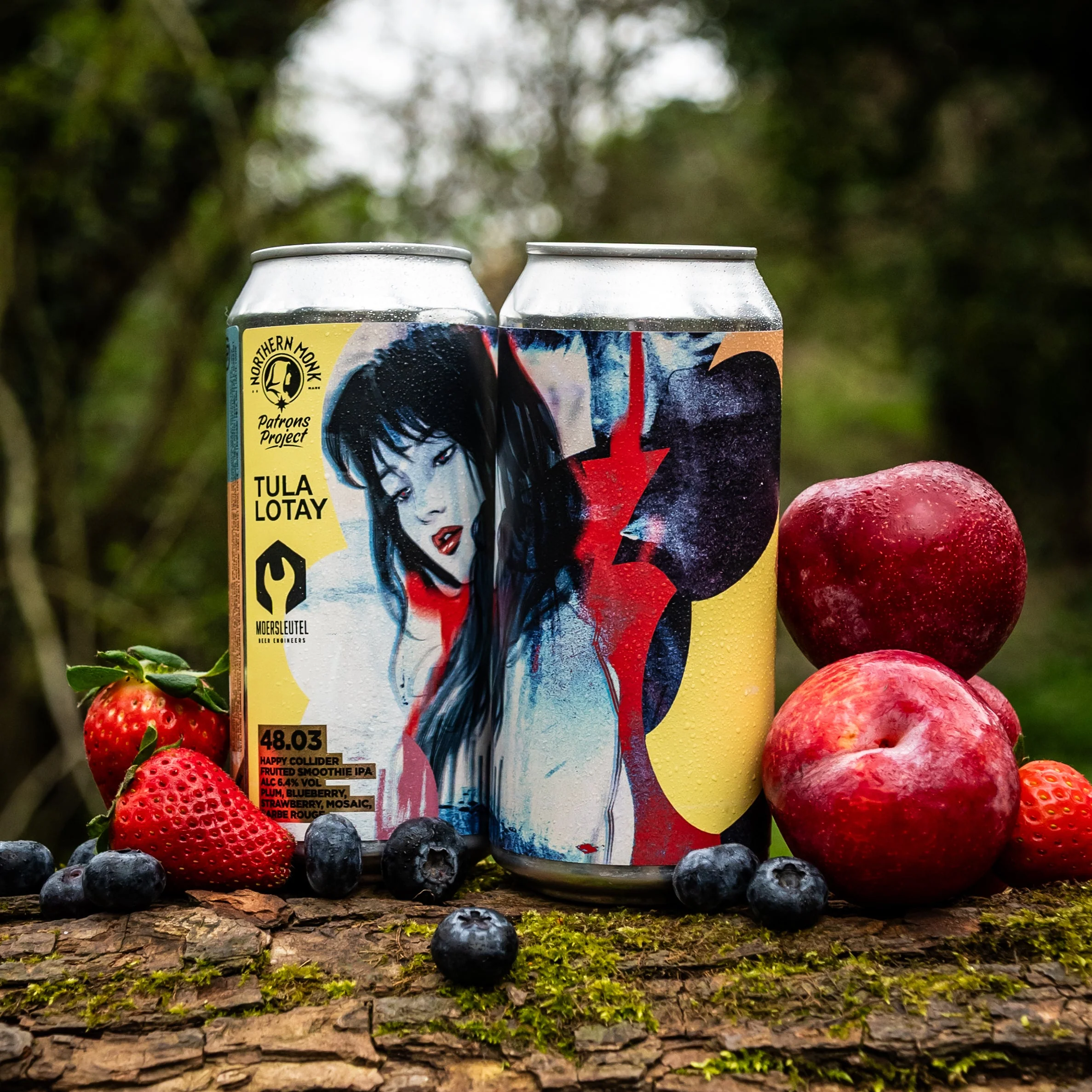 4 PACK // HAPPY COLLIDER // TULA LOTAY // MOERSLEUTEL // FRUITED SMOOTHIE IPA // 6.4% - Image 4