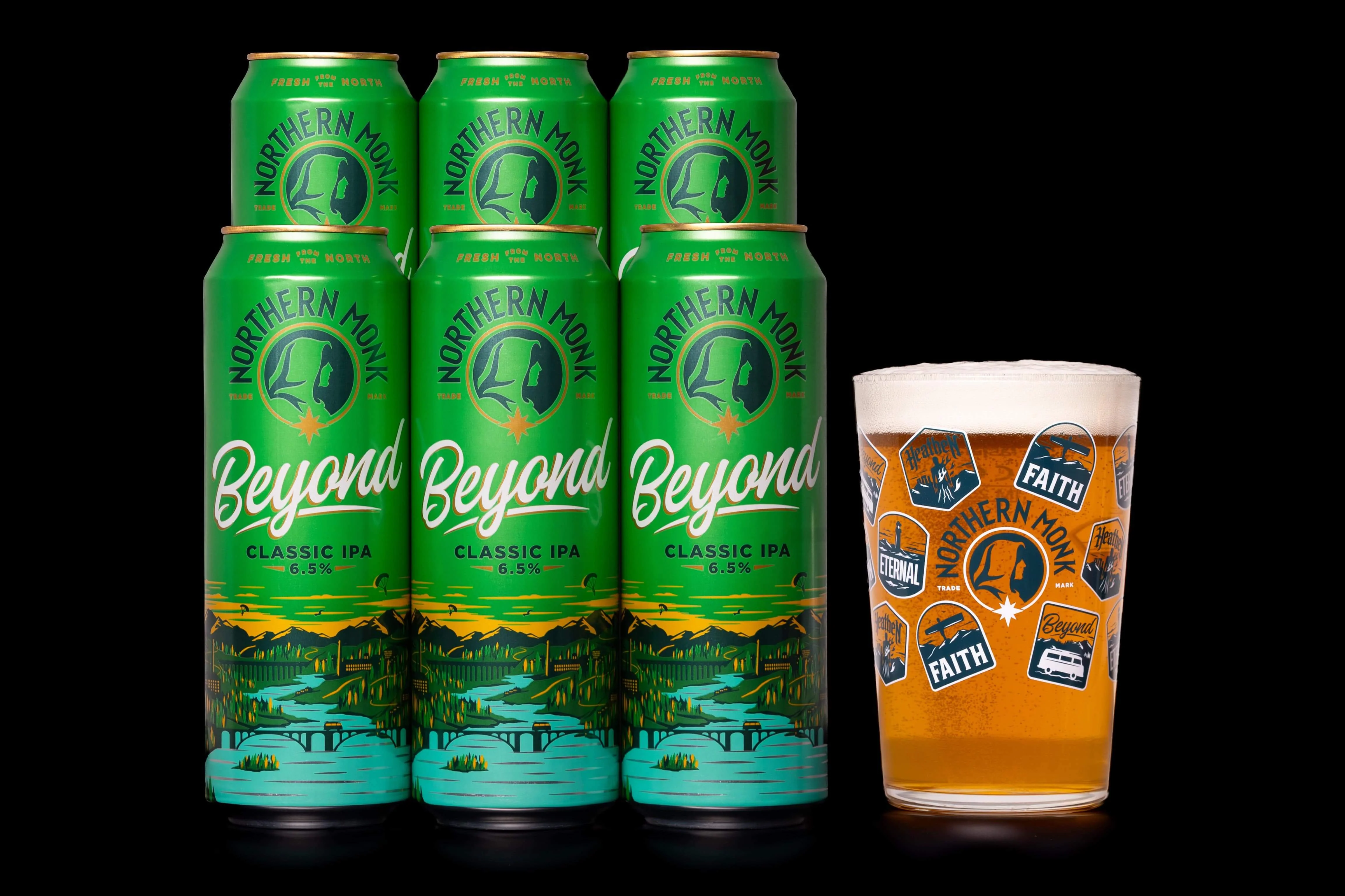 BUNDLE // 6 x 568ml BEYOND CLASSIC IPA // PATCHES GLASS
